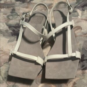 Elegant White Women's Sandals